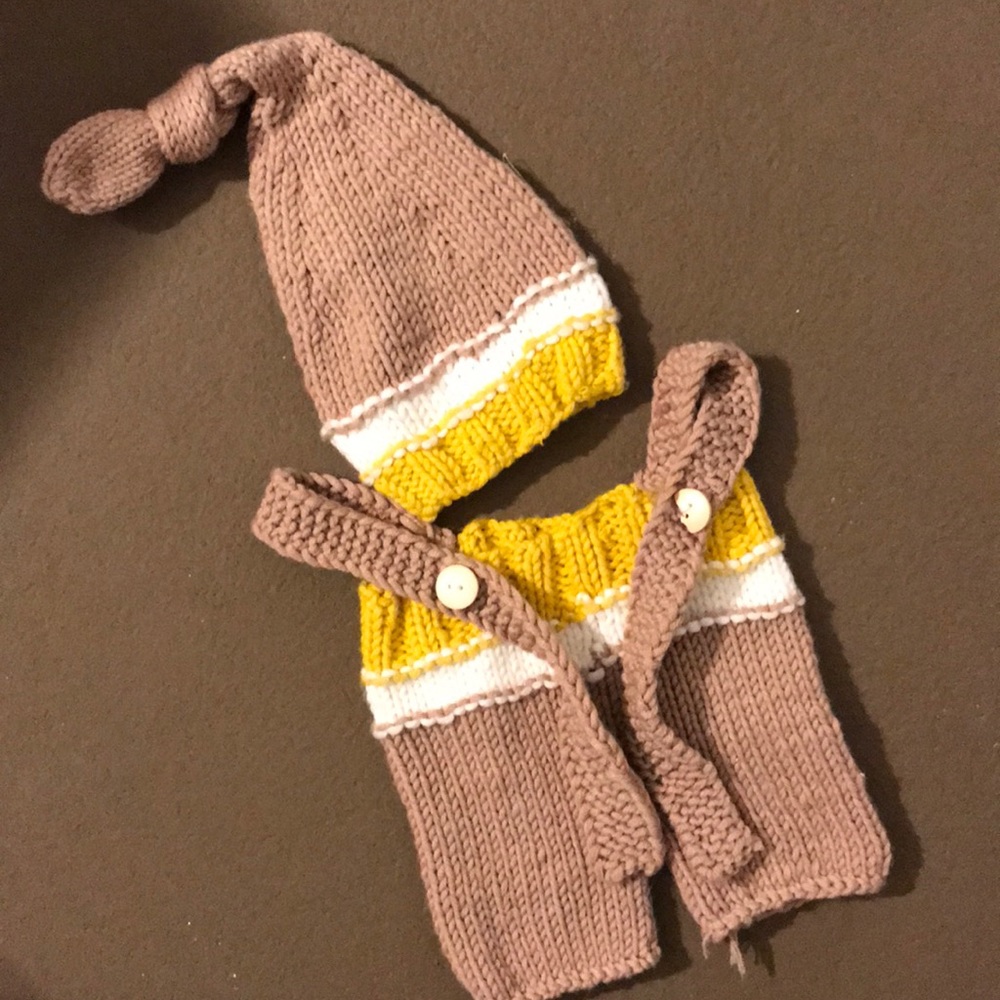 Newborn - 3 months crochet outfit